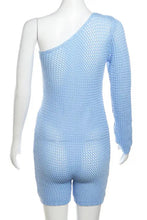 Load image into Gallery viewer, Sky knitted romper