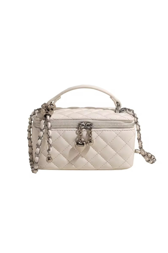 Heart lock purse