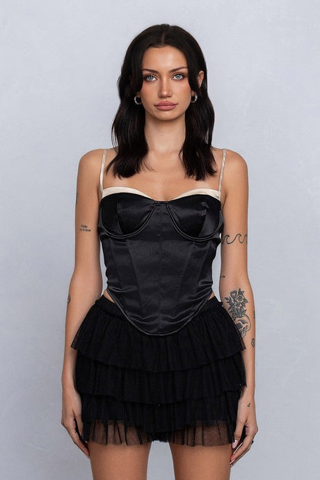 Satin Belle top