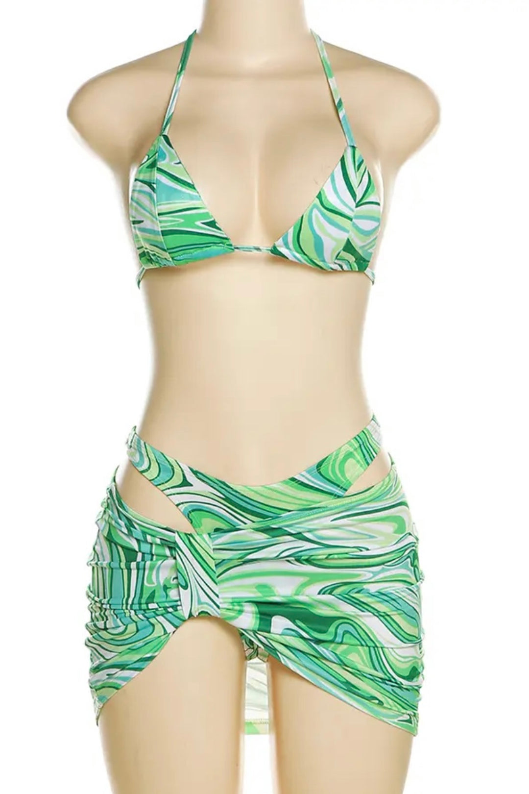 Summer waves kini set