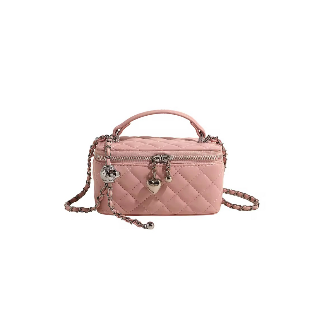 Heart lock purse