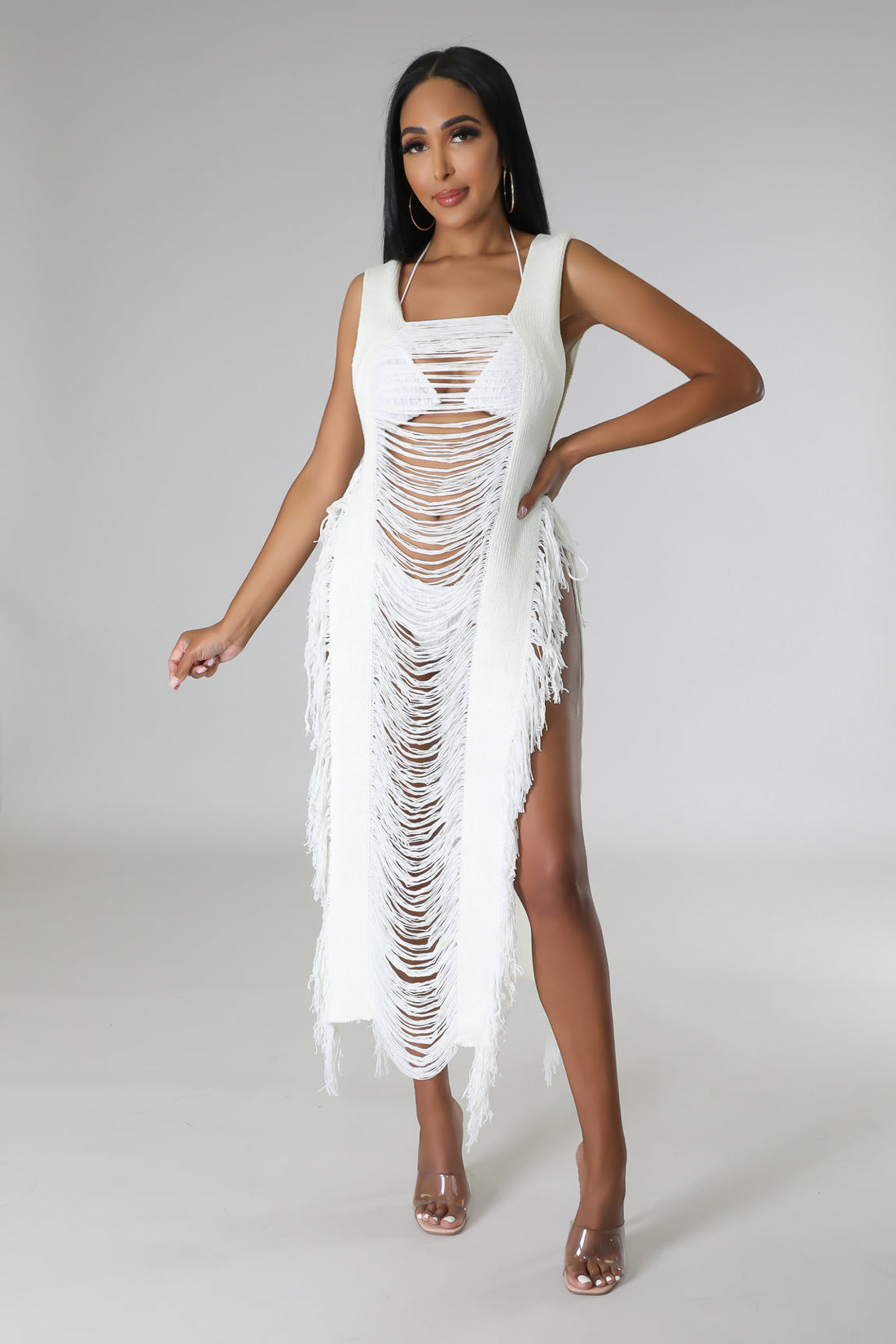 Island lover cover up midi