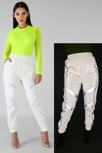 Load image into Gallery viewer, Caution pants white