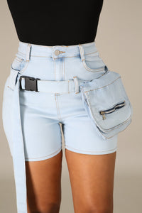 Buckled up shorts