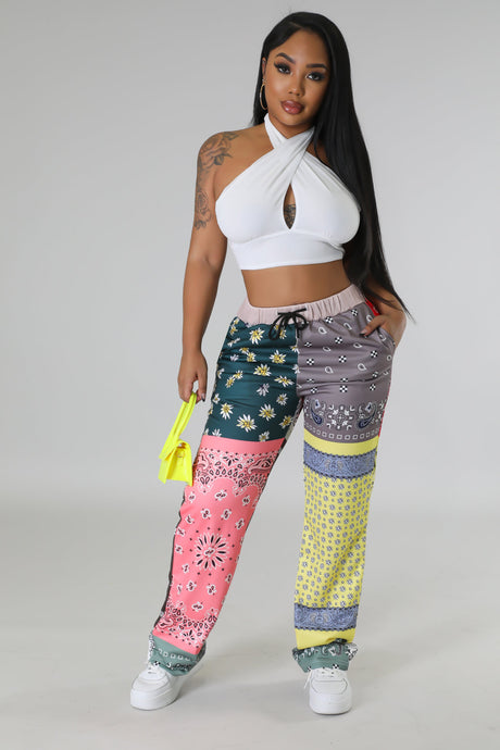 Hot block pants