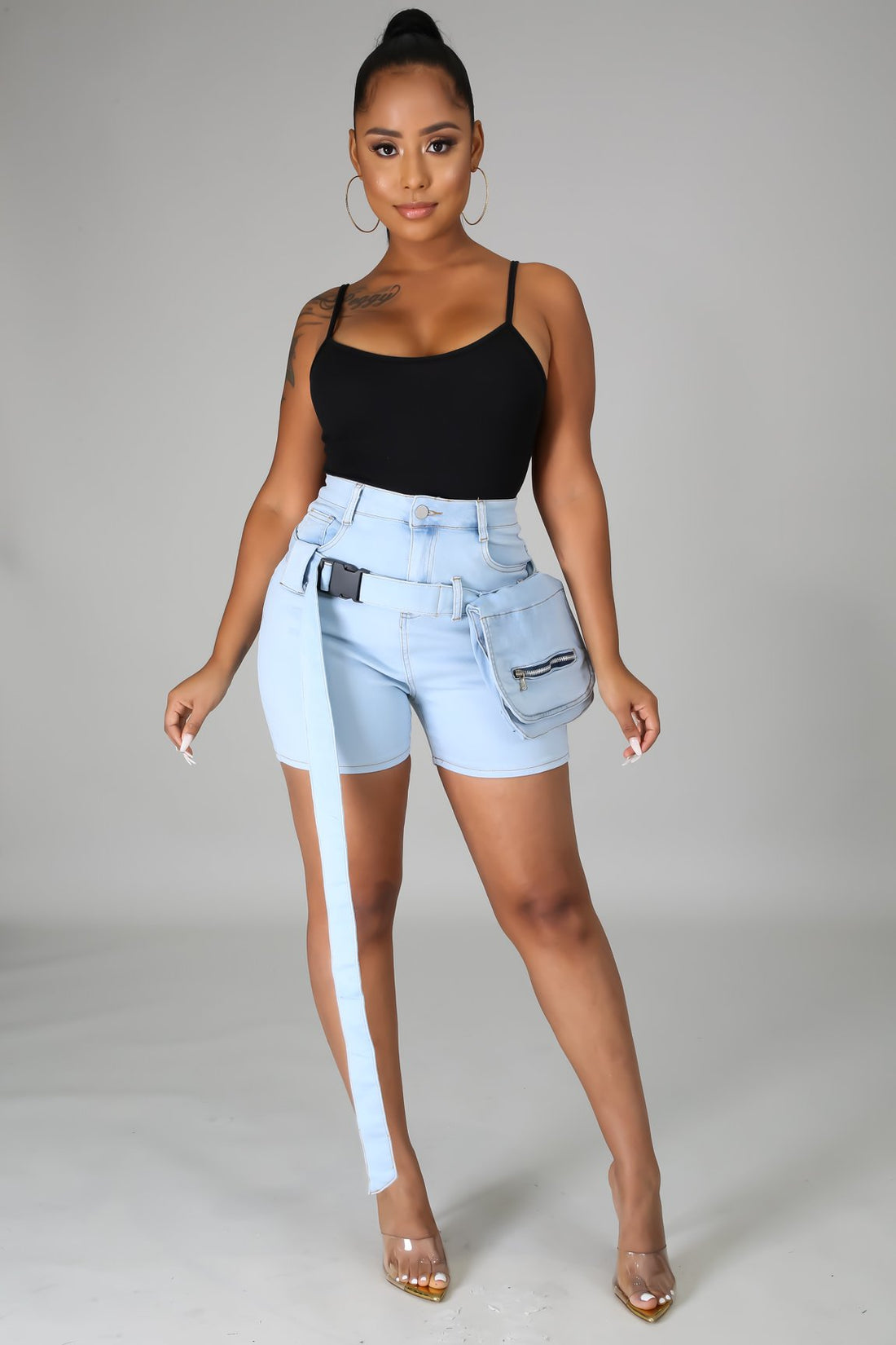Buckled up shorts