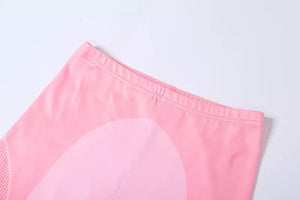 Pink cherry leggings