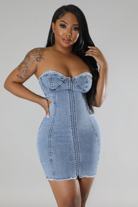 Denim mami mini