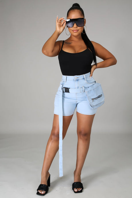 Buckled up shorts