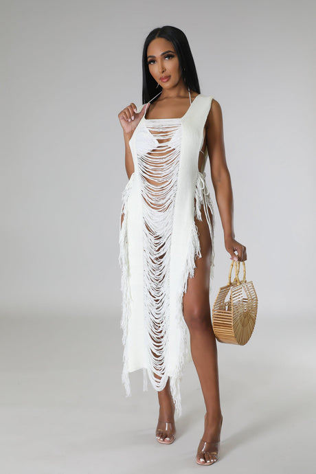Island lover cover up midi